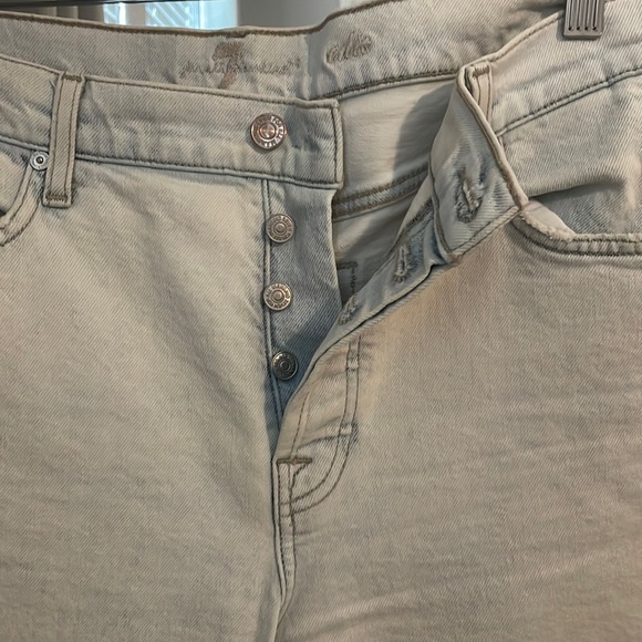 New 7 for all mankind . sz 32 light wash "Edie" - Picture 2 of 10